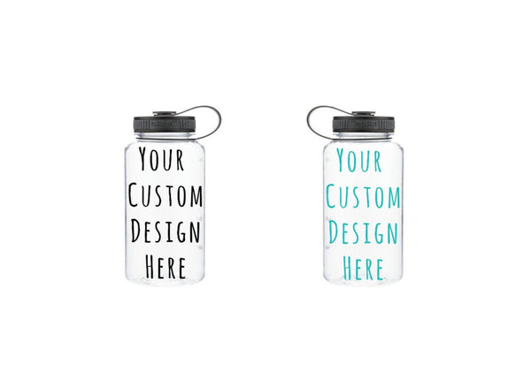 Custom Water Bottle, 34 oz Wide Mouth Water Bottle, Customized, Custom, Personalize, Personalized, Personalized Water Bottle, Your Design