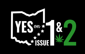 Ohio Yes on Issue 1 & 2 Marijuana Decal