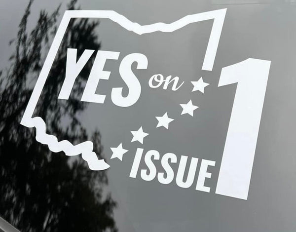 Ohio Yes on Issue 1 Decal