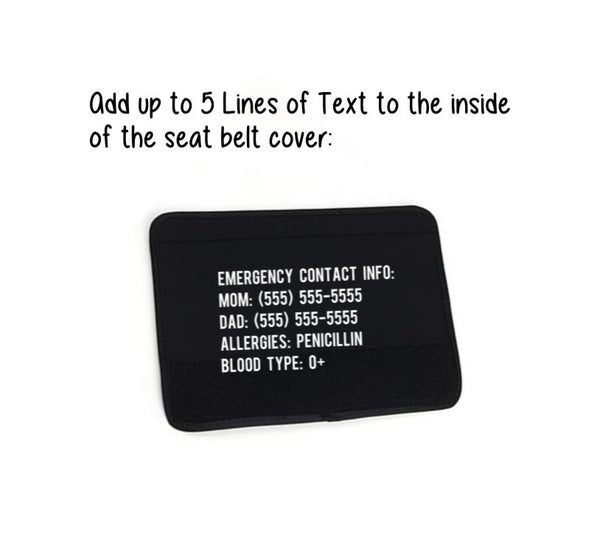 Autism Awareness, Medical Alert Autism, Seatbelt Cover, non-verbal, autistic, special needs, down syndrome, epilepsy, autism med alert