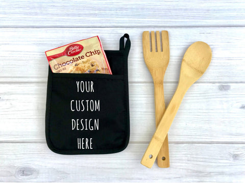 Custom Potholder, Personalized Pot Holder, Kitchen gift, potholder, cooking gifts, customized, your design, gift for cook, unique gift