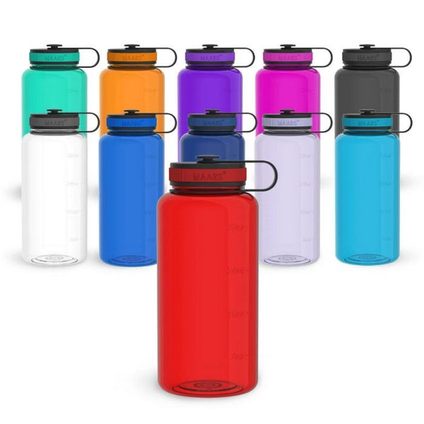 I Can and I Will Water Bottle, Wide Mouth Water Bottle, Water Bottle, Motivational Water Bottle, Fitness Water Tracker, Arrow